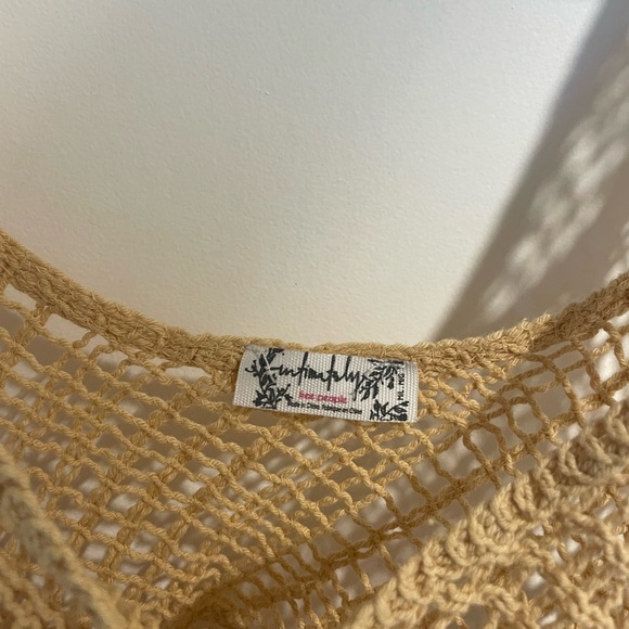 Free people “crochet crop top” - Picture 3 of 4
